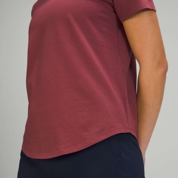Lululemon Love Crew Short Sleeve T-Shirt Smoky Red * flaw - Picture 5 of 10